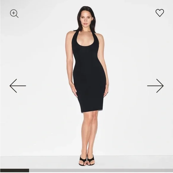 women's white halter dress retroféte Women's Irina Halter Dress - White main image 0